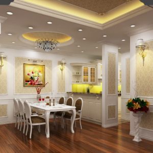 Chỉ phào PU phòng bếp