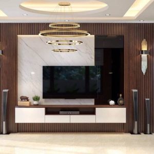 Lam sóng PVC phòng khách