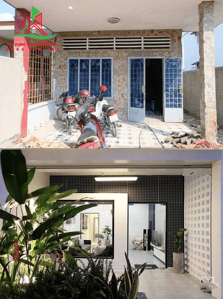 cải tạo nhà 2 tầng cũ